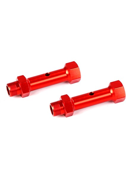 Cnc Metal Arka Tekerlek Çift Tekerlek Aks 1/5 Hpı Rofun Baha Rovan Km Baja 5b 5t 5sc Ss Rc Araba Parçaları, Kırmızı (Yurt Dışından)