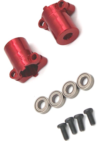 Metal Arka Düz Aks Adaptörü 1/18 Fms Eazyrc Rochobby Toyota Fj Cruiser Patriot Katana Rc Araba Parçaları, Kırmızı (Yurt Dışından)