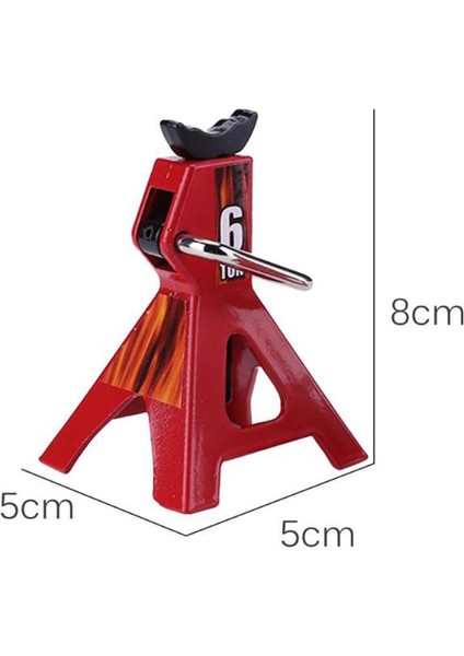 6 Ton Simüle Jack Metal Mini Kriko Standları Dekorasyon Tamir Aracı 1/10 Rc Paletli Araba Traxxas Trx4 Eksenel SCX10 Tamiya CC01 D90 D110 Tf2 (Yurt Dışından)