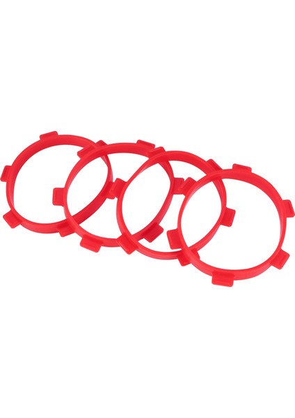 4 Adet Kauçuk Lastik Montaj Tutkal Bantları Çapı 85MM Rc Parçaları Için 1/8 Buggy 1/10 Kısa Kulvar Kamyon Aksesuarları Araçları Kırmızı (Yurt Dışından)