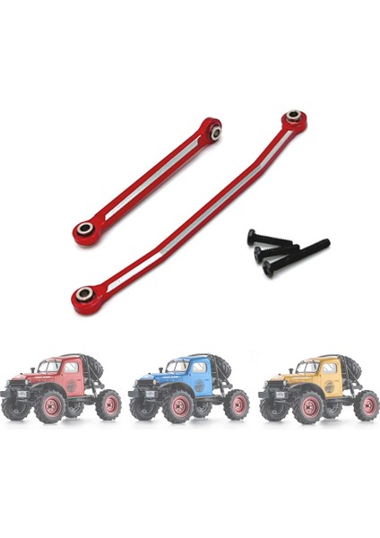Fms FCX24 Metal Direksiyon Çubukları Direksiyon Bağlantı Kravat Bağlantıları 1/24 Rc Paletli Araba Yükseltme Parçaları Aksesuarları, Kırmızı (Yurt Dışından) indirimleri