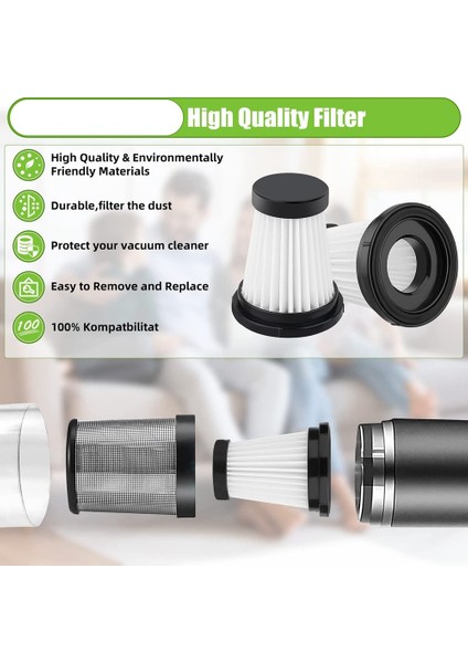 Hepa Filtre Moosoo K12 K12PRO K13 Genius Invictus One 1.0x7 2.0 Elektrikli El Süpürgesi Akülü Değiştirme (Yurt Dışından)