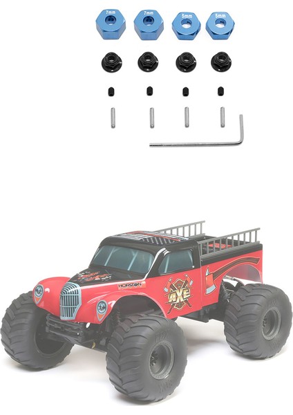 Adet Altıgen Tekerlek Tahrik Adaptörü Için 1/10 Ecx 2WD Serisi Ruckus Torment Axe Brutus Devre Amp Rc Araba Yükseltme Parçaları, 2 (Yurt Dışından) fırsatları