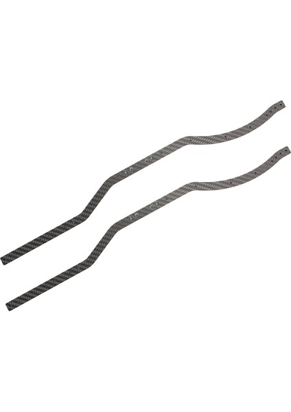 2 Adet Karbon Fiber Şasi Çerçeve Ray Eksenel SCX10 Iı 90046 90047 1/10 Rc Paletli Araba Yükseltme Parçaları Aksesuarları (Yurt Dışından)