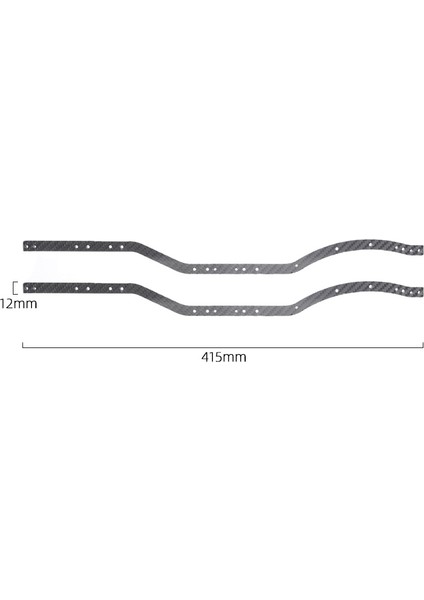 2 Adet Karbon Fiber Şasi Çerçeve Ray Eksenel SCX10 Iı 90046 90047 1/10 Rc Paletli Araba Yükseltme Parçaları Aksesuarları (Yurt Dışından) indirimleri