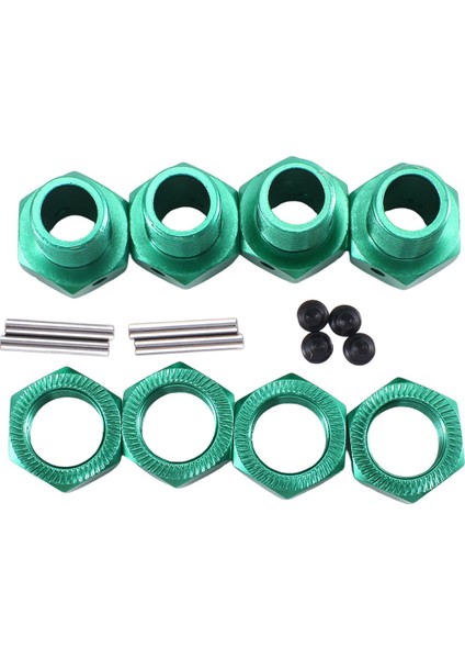 4 Adet Metal Genişletilmiş Tekerlek Altıgen Göbek Adaptörü 1/10 Arrma Kraton Outcast Rc Araba Yükseltme Parçaları Aksesuarları, Yeşil (Yurt Dışından) fırsatları