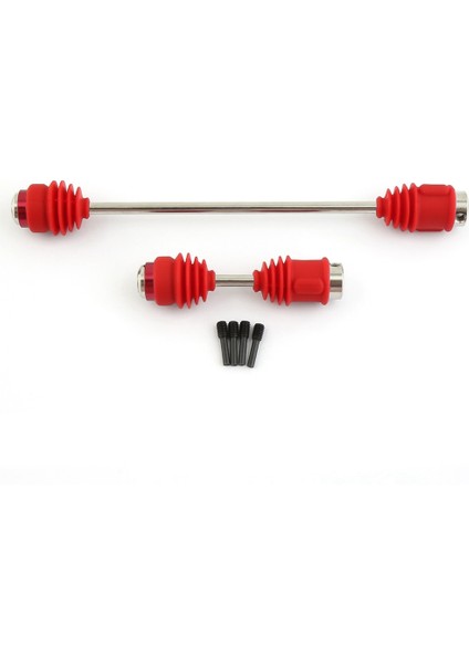 Metal Çelik Merkezi Tahrik Milleri Cvd 8655R, 1/10 Traxxas E-Revo Erevo 2.0 Yükseltme Parçaları Aksesuarları Için Toz Korumalı,1 (Yurt Dışından)