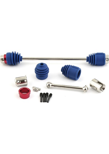 Metal Çelik Merkezi Tahrik Milleri Cvd 8655R, 1/10 Traxxas E-Revo Erevo 2.0 Yükseltme Parçaları Aksesuarları Için Toz Korumalı,1 (Yurt Dışından)