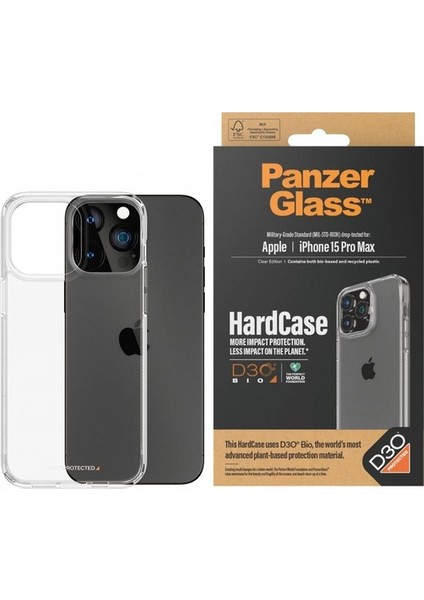 iPhone 15 Pro Max Hardcase D3O Kapak