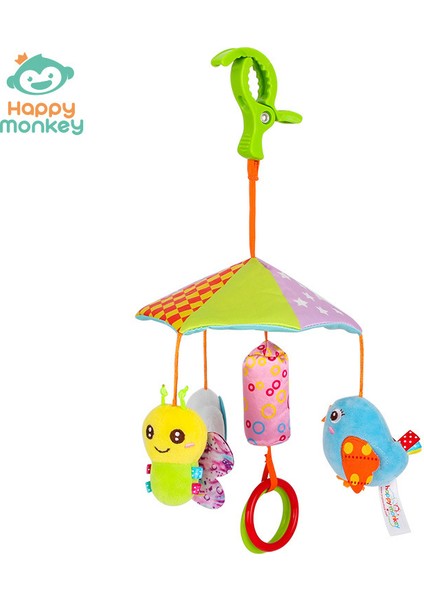 Bebek Oyuncakları Dönebilen Bebek Arabası Kolye Çıngırak Şemsiye Gölgelik Bebek Yatağı Çan (Yurt Dışından)