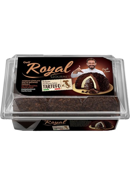 Royal Tartufo Bitter Çikolata Soslu Dondurma 850 ml