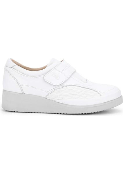 Kadın Hakiki Deri Beyaz Casual Ayakkabı 824 1033 Bn Ayk Y24 Beyaz Dr