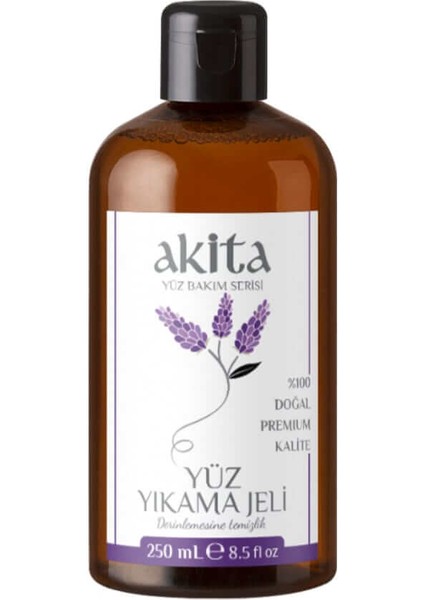 % 100 Doğal Yüz Yıkama Jeli Lavanta 250mL