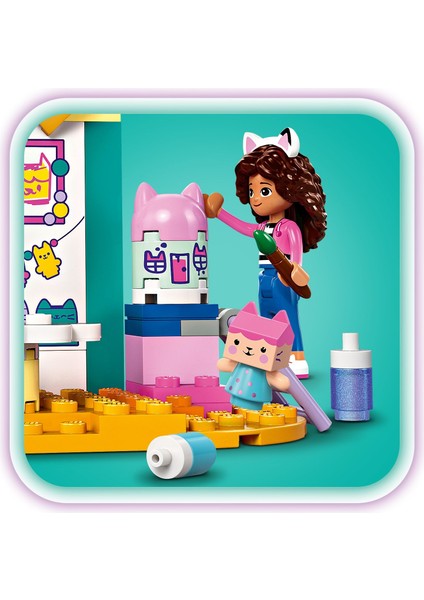 ® 4+ Gabby's Dollhouse Karton Yavru Kedi ile El Sanatları 10795 - 4 Yaş ve Üzeri Çocuklar için Gabby Minifigürü İçeren Yaratıcı Oyuncak Yapım Seti (60 Parça)