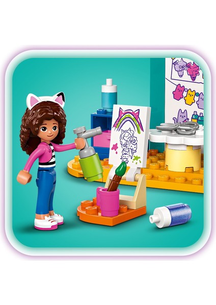 ® 4+ Gabby's Dollhouse Karton Yavru Kedi ile El Sanatları 10795 - 4 Yaş ve Üzeri Çocuklar için Gabby Minifigürü İçeren Yaratıcı Oyuncak Yapım Seti (60 Parça)