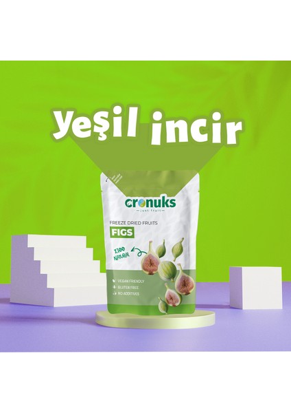 Premium Çıtır İncir Cipsi %100 Doğal Ve Katkısız - Dondurularak Kurutulmuş Freeze Dried Kuru İncir