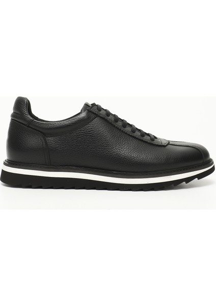 Gön Platinum Hakiki Deri Yuvarlak Burun Bağcıklı Günlük Erkek Sneaker 38307