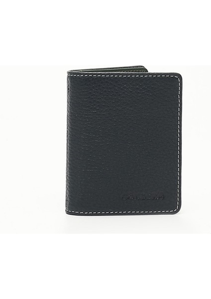 Kadın Lacivert - Yeşil Gön Hakiki Deri Unisex Kartlık 06499