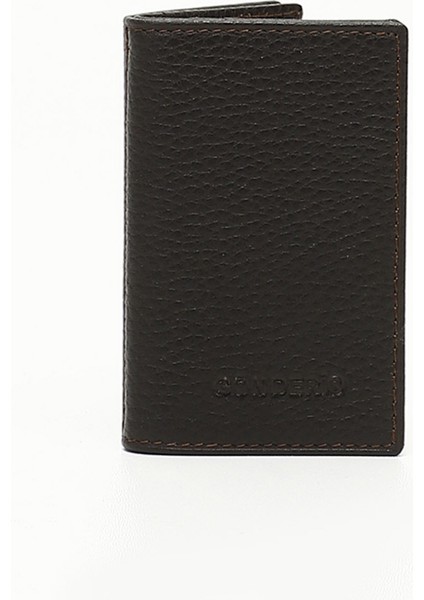 Kadın Kahverengi Gön Hakiki Deri Unisex Kartlık 06205