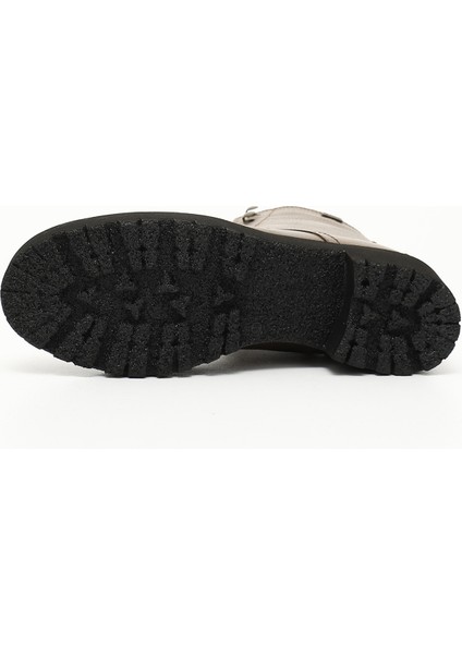 Kadın Vizon Fermuarlı Kauçuk Taban Hakiki Deri Postal Bot indirimleri