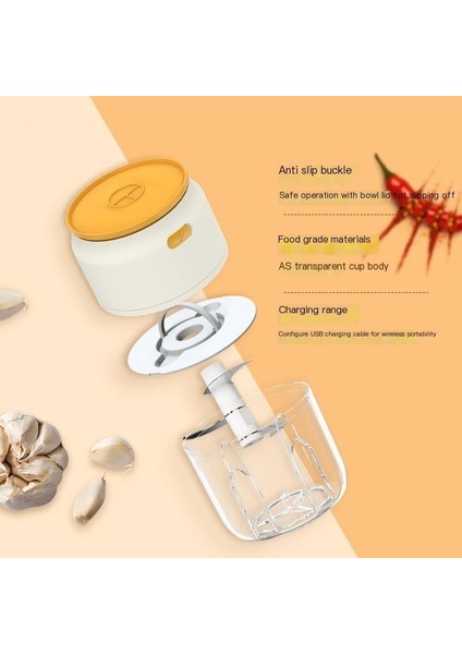 Elektrikli Sarımsak Karıştırıcı Ev Sarımsak Ezmesi Kıyma Et Işlemcisi (Yurt Dışından) fırsatları