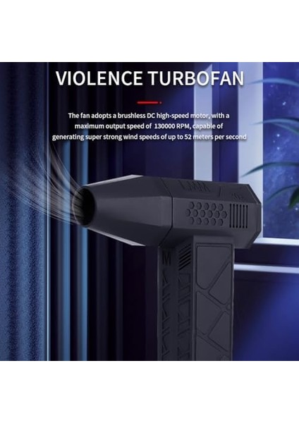 Mini Turbo Jet Fan, Şarj Edilebilir Turbo Şiddetli Fan, Fırçasız Motor Jet Fan, Taşınabilir Güçlü Hava Üfleyici Temizleme Klavye Toz Giderme Kar Kaldır Için fiyatları