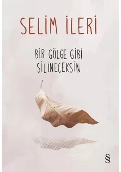 Bir Gölge Gibi Silineceksin - Selim İleri