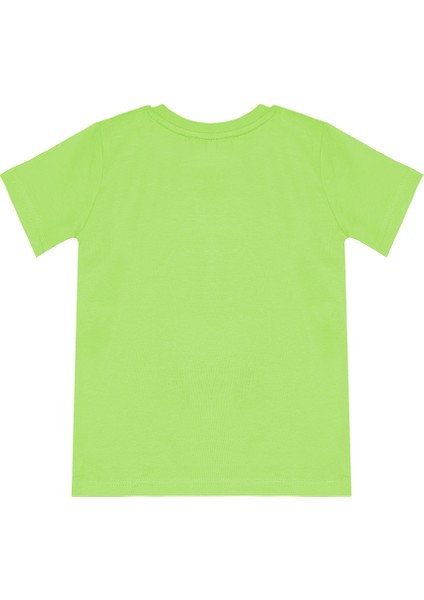 3d Yeşil Korsan Çocuk T-shirt Şort Bandana Takım