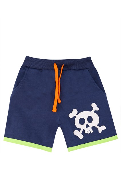 3d Yeşil Korsan Çocuk T-shirt Şort Bandana Takım