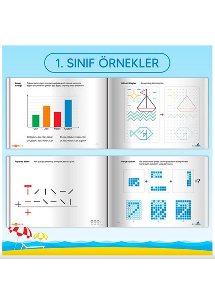 Adeda Tatil Etkinlikleri Kitabı 1.sınıf (1. Sınıftan 2. Sınıfa Geçenler Için) - Osman Abalı