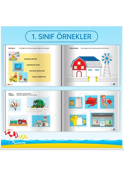 Adeda Tatil Etkinlikleri Kitabı 1.sınıf (1. Sınıftan 2. Sınıfa Geçenler Için) - Osman Abalı