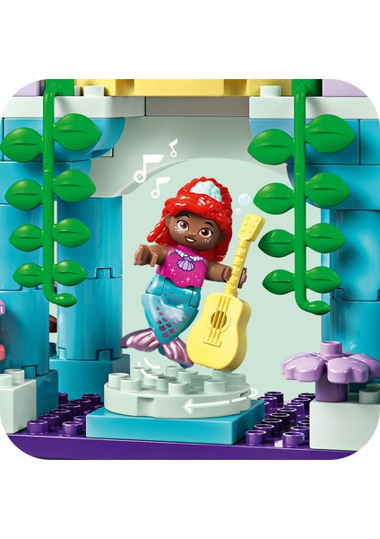 ® DUPLO® | Disney Ariel'in Sihirli Su Altı Sarayı 10435 - 2 Yaş ve Üzeri Küçük Deniz Kızı Seven Çocuklar İçin Eğitici Oyuncak Yapım Seti (116 Parça)