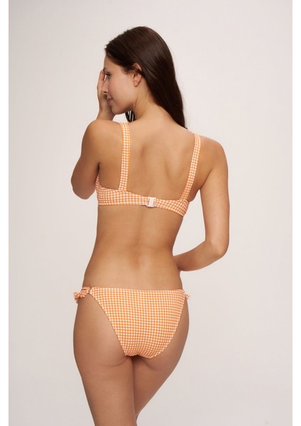 Cece Fırfırlı Balenli Kalın Askılı Bikini Takımı Mandarin fiyatları