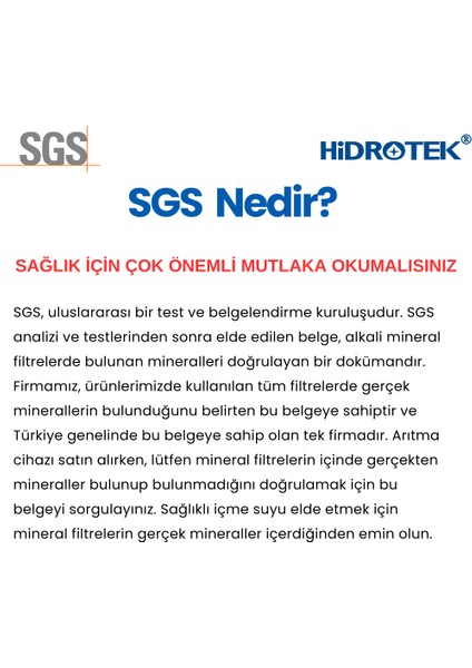 HiDROTEK EA WATER Atık Su Atmayan  Nano Deposuz Su Arıtma Cihazı Direk Akış