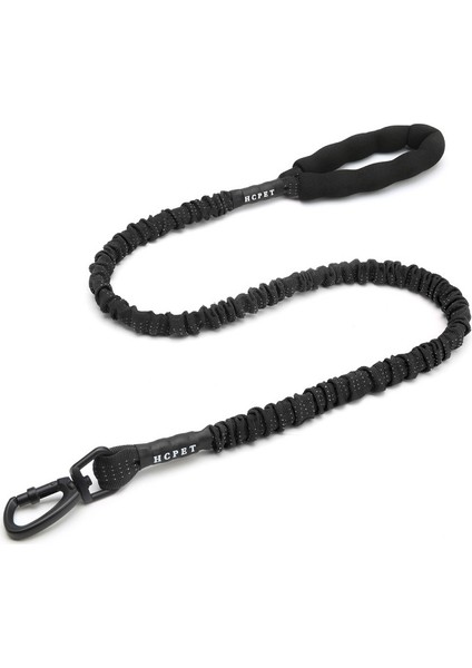 Hcpet Köpek Tr Halat Pet Yüksek-Astik Patlamaya Dayanıklı Stik Halat, Uzunluk: 120CM(SIYAH) (Yurt Dışından)