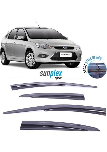 Ford Focus Cam Rüzgarlığı 4'lü Set 2005-2011