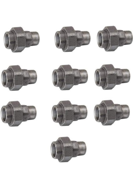 Mech Konik Rekor Düz Erkek Döküm Dişli 1/2 ’’ Kod 341 Paket 10 Lu