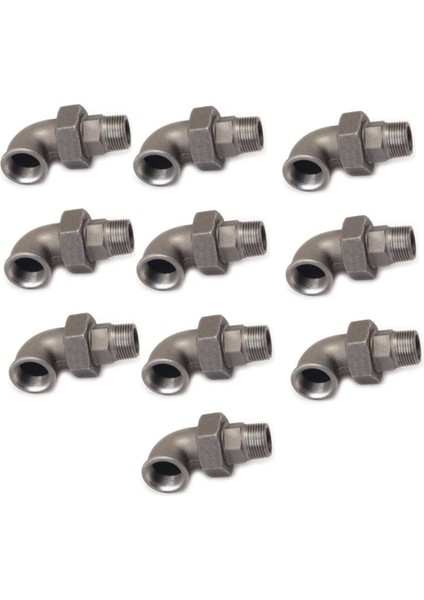 Mech Köşe Dirsekli Erkek Rekor Döküm Dişli 3/4’’ Kod 98 Paket 10 Lu