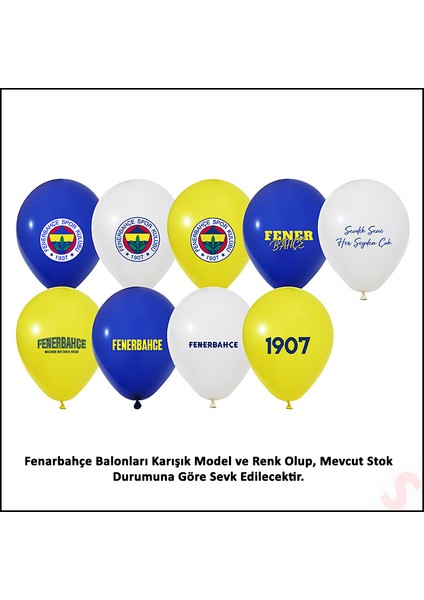 Fenerbahçe Sk Pastel Balon, 30CM x 6 Adet fiyatları