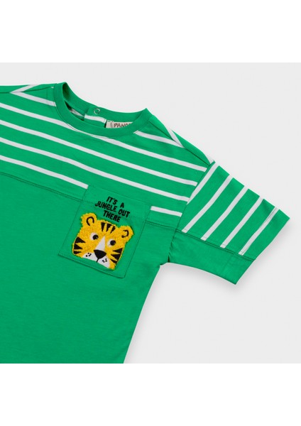 Erkek Bebek Cepli Kısa Kollu T-Shirt fiyatları