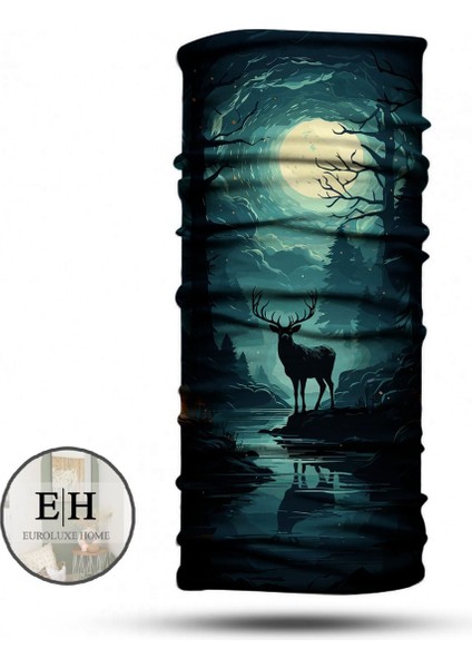 EUROLUXEE Motorcu Boyunlugu Unisex Outdoor Bandana Motosiklet Bandana Boyunluk Baff Kadın Erkek Bandana