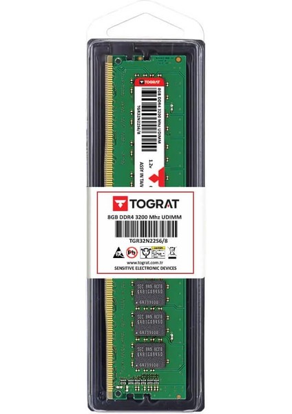 8gb Ddr4 3200 Mhz Masaüstü Pc Ram Bellek - TGR32N22S6/8 - 1.2V