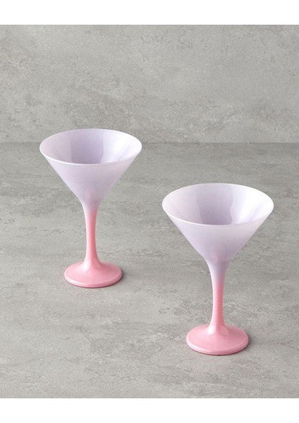 Whitney Cam 2 Parça 2 Kişilik Cup 175 ml Pembe - Lila fiyatları