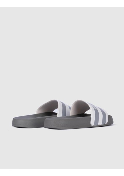 Beyaz - Gri Erkek Terlik modelleri