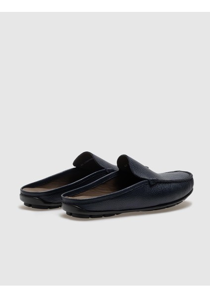 Hakiki Deri Lacivert Erkek Günlük Terlik fırsatları