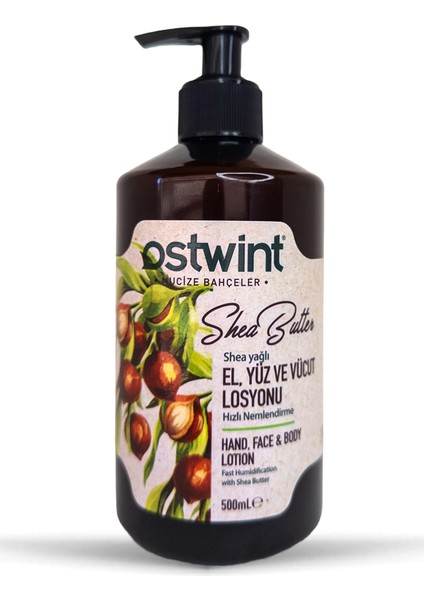 Mucize Bahçe El-Vücut Losyonu Shea Butter 500 ml