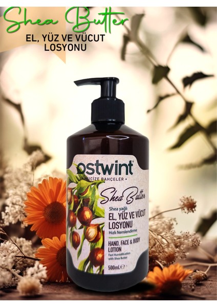 Mucize Bahçe El-Vücut Losyonu Shea Butter 500 ml