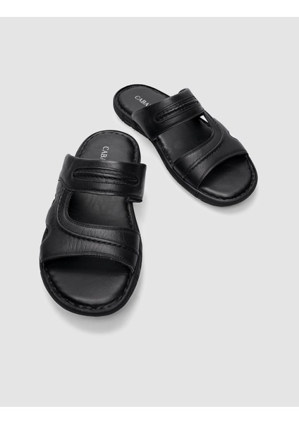 %100 Hakiki Deri Siyah Erkek Günlük Terlik indirimleri