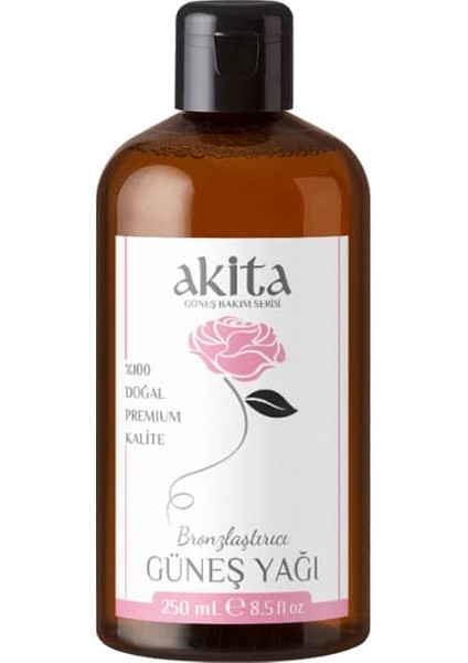 % 100 Doğal Bronzlaştırıcı Güneş Yağı SPF2 250mL