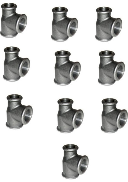 Mech Inegal Te Döküm Dişli 3/4*1/2*3/4 Paket 10 Lu